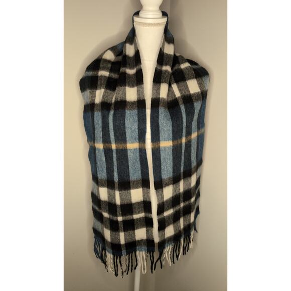 Ballantrae Edinburgh Men's preppy traditional wool tartan plaid scarf - Picture 4 of 4